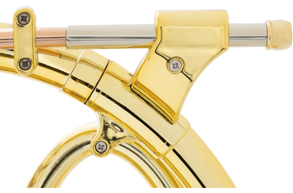 Classic Cantabile WH-30GD MardiBrass Kunststof Bb-hoorn Goud image 5