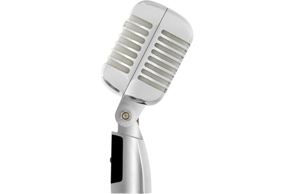 Pronomic DM-66S Microphone Dynamique Elvis Argent/Blanc Set image 5