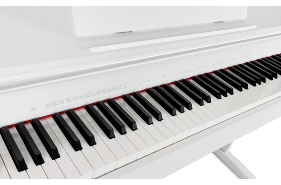 Classic Cantabile DP-210 WM E-Piano bianco opaco image 5