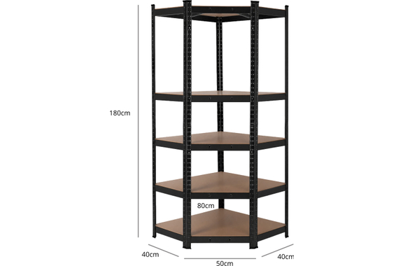 Stagecaptain Heavyrack Lager-Eckregal Extended Set Schwarz image 5