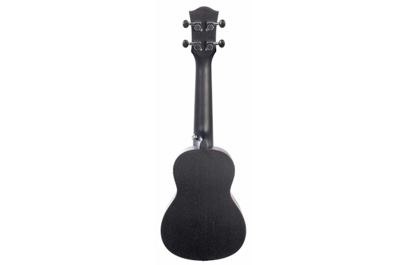 Cascha Premium Mahogany Soprano Left-Handed Ukulele Set Black image 5