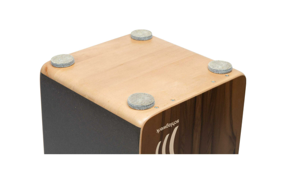 Schlagwerk CP4905 Cajon La Perú EVO Walnut Deluxe Set incl. Escuela de Cajón image 5