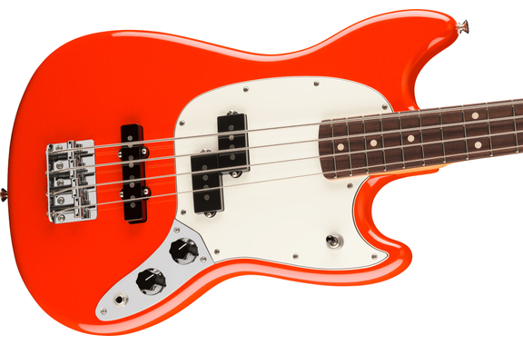 Fender Player II Mustang Bass PJ RW Coral Red  - Retoure (Zustand: sehr gut) image 5
