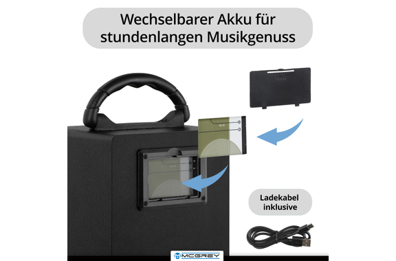 McGrey BS-20 Beachside Altavoz Bluetooth Plateado image 5