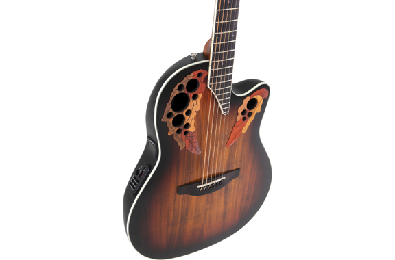 Ovation Celebrity Elite Plus CE48P Super Shallow Koa Burst image 5
