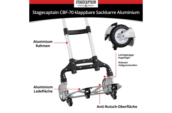 Stagecaptain CBF-70 klappbare Sackkarre image 5