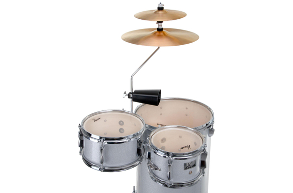 XDrum Club Cocktail Drum Kit Silver Sparkle image 5