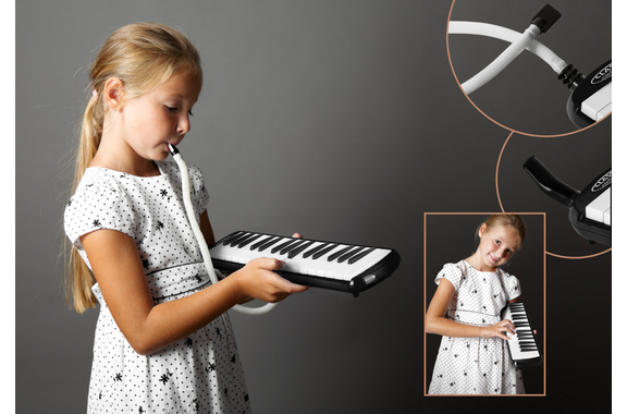 Classic Cantabile FML-32 BK Melodica Black image 5
