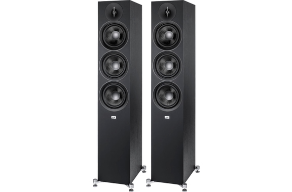 ELAC Debut F6.3 BK / QED / BC Acoustique EX-234 HiFi Stereoanlage Set image 5