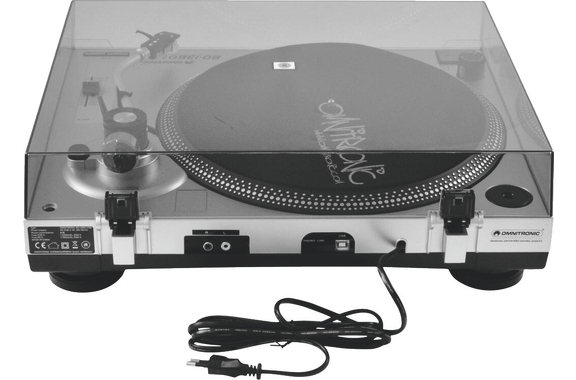 Omnitronic BD-1380 USB Turntable Silver image 5