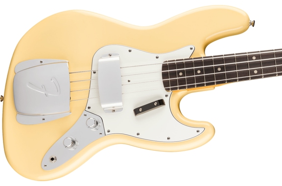 Fender Limited Edition Laura Lee Jazz Bass Vintage White image 5