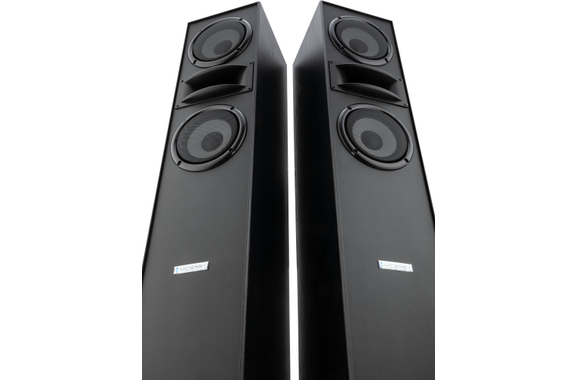 McGrey HTS-65320 BK Pareja de Altavoces de Pie HiFi negros 2x 80W RMS image 5