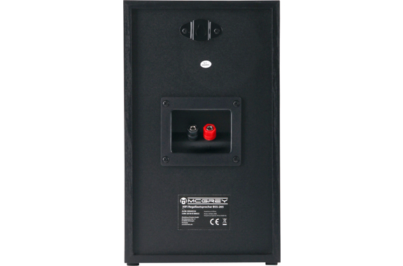 McGrey BSS-265 BK 6,5" HiFi Regallautsprecher Paar Schwarz 2x 40W RMS  - Retoure (Zustand: sehr gut) image 5