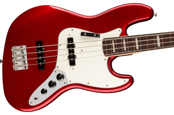 Fender Vintera III Early 70s Jazz Bass Candy Apple Red image 5
