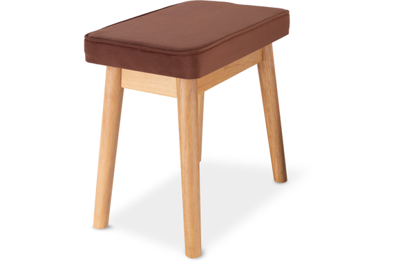 Classic Cantabile Banc De Piano Design Velours Chêne image 5