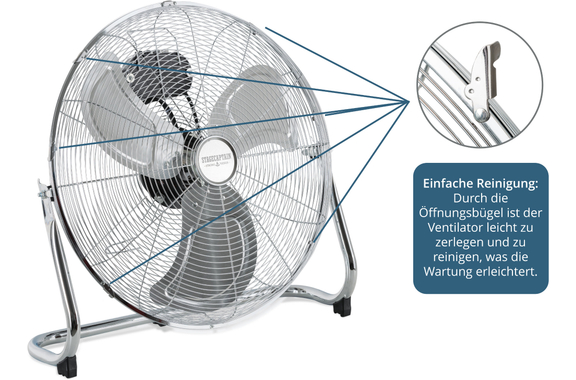Stagecaptain FV-200 MkII 20" Vloerventilator 4x Set image 5