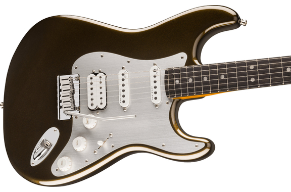 Fender American Ultra II Stratocaster HSS Texas Tea - Retour (État : comme neuf) image 5