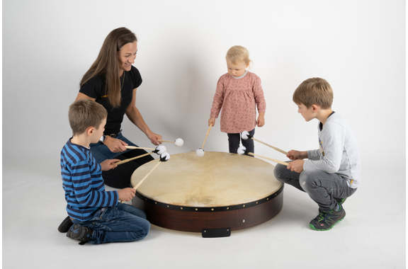 Classic Cantabile TD-36 Grande Tambour Sur Cadre Pour Enfants Et Adultes image 5