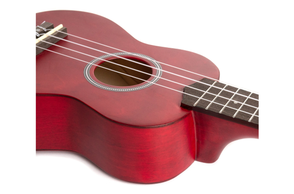 Cascha 3970 Soprano Ukulele Bundle Red image 5