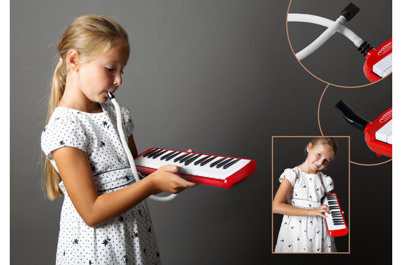 Classic Cantabile FML-32 RD Melodica Red image 5