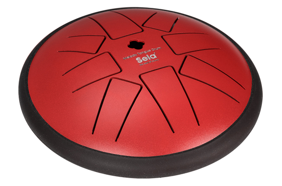 Sela Melody Tongue Drum 6" F Minor Red image 5
