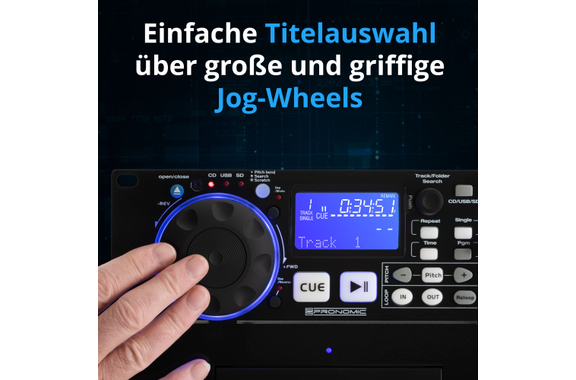 Pronomic CDJ-230 Doppio lettore DJ CD con USB e SD image 5
