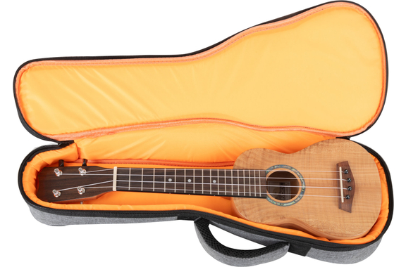 Funda Rocktile para Ukelele Soprano Gris/Naranja image 5