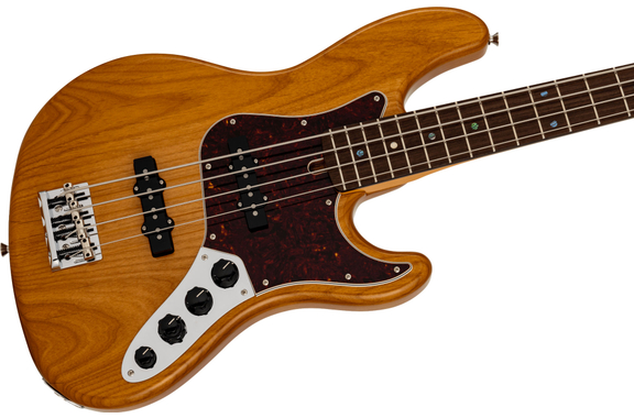 Fender Made in Japan Limited Active Modern Jazz Bass Vintage Natural image 5