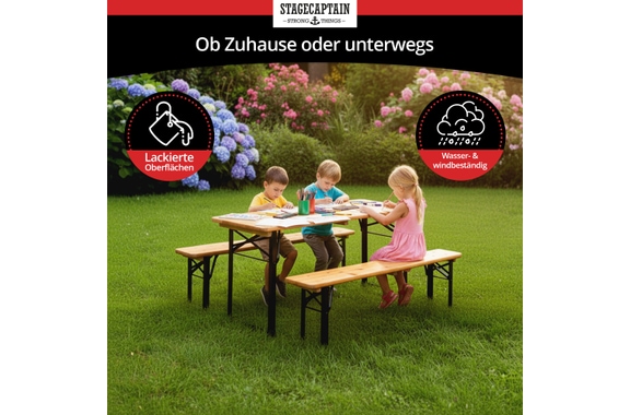 Stagecaptain BBK-110 Hirschgarten Conjunto Festivo Para Niños 110 cm Natural image 5