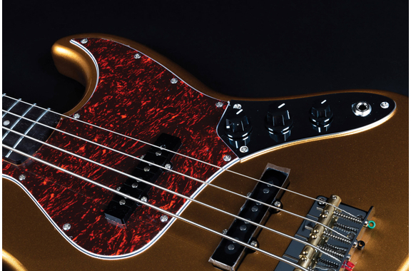 Jet Guitars JJB-300 GD R Bass Gold image 5