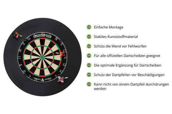 Stagecaptain SUR-450 BK Anneau Attrape-Darts (Surround) image 5