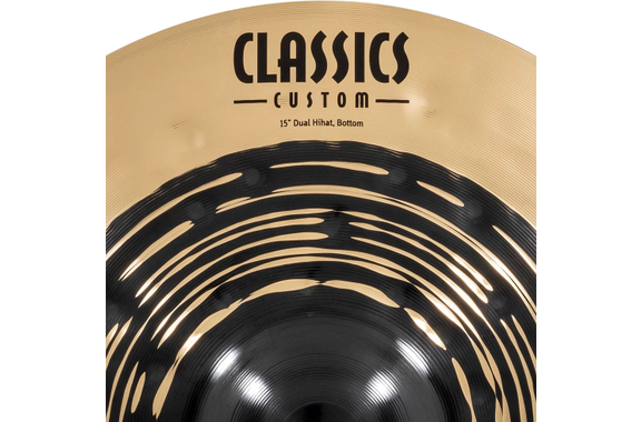 Set Meinl Classics Custom Dual 15" HiHats Incl. Máquina HiHat image 5