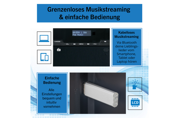 McGrey MCD-60 DAB Chaîne Stéréo Verticale Bluetooth image 5