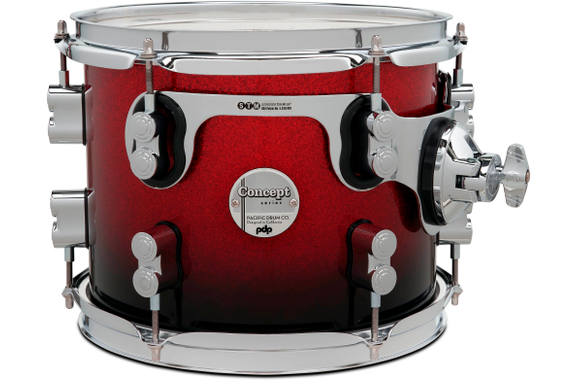 PDP Concept Maple Shell Set Red to Black Fade image 5