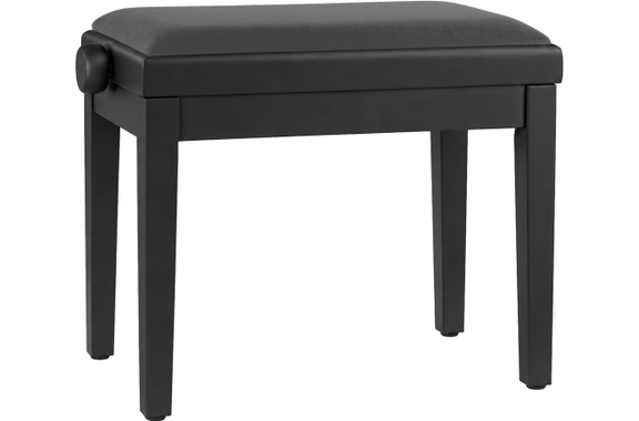 Classic Cantabile Banquette De Piano Modèle A Noir Mat Velours Noir image 5