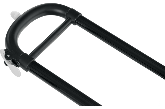 Classic Cantabile MardiBrass Trombón Cuarto de Plástico Bb/F mate negro image 5