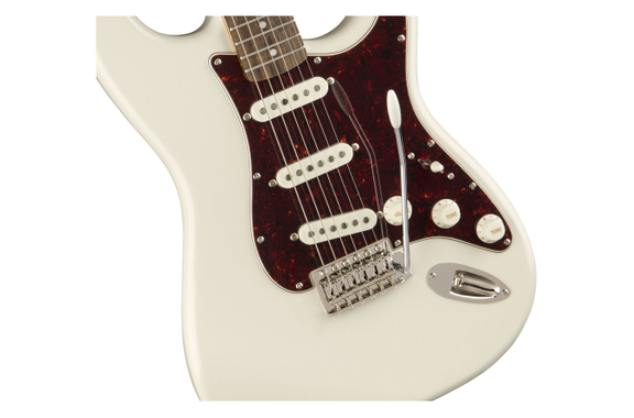 Squier Classic Vibe '70s Stratocaster LRL Olympic White Gigbag Set image 5