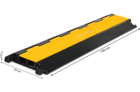 Pronomic Protector 2-100L Passacavi 2-Camere 100cm con Connessione a Spina image 5