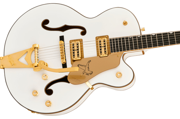 Gretsch Synchromatic Falcon Hollow Body Single-Cut Met Bigsby Snowcrest White image 5