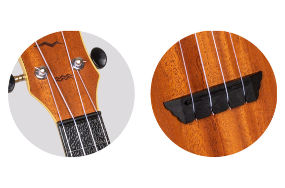 Flight TUS53 Mahogany Travel Sopran Ukulele Set image 5
