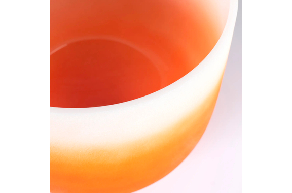 Cuenco de Cristal Sela SECCU13D Naranja 13" 432Hz image 5