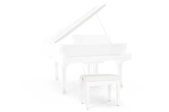 Classic Cantabile Banc De Piano Modèle D Blanc Laqué image 5
