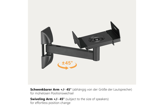 my wall HB8L Universal Lautsprecher Wandhalterung Paar image 5