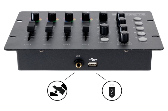 Showlite LDO-10 MKII FS LED DMX Operator + Footswitch Dual Set image 5