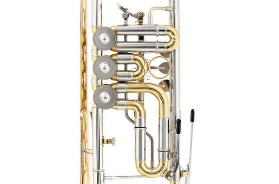 Classic Cantabile TR-43G Bb Concert Trumpet Gold Brass image 5