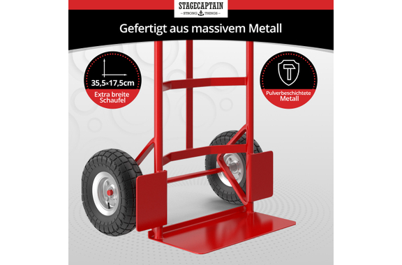 Stagecaptain Carryboy Hand Truck Red, max. 200 kg image 5