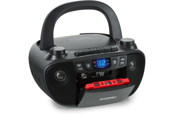 McGrey CDB-1016U BK Boombox With Cassette, Bluetooth and USB image 5