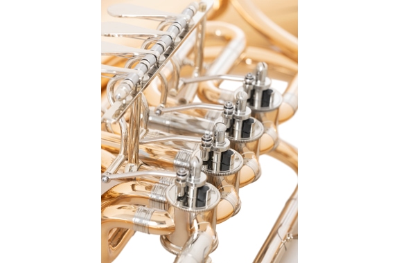 Miraphone Bb-Tenorhorn 47WL4 Loimayr Messing/Goldmessing 4-ventilig image 5