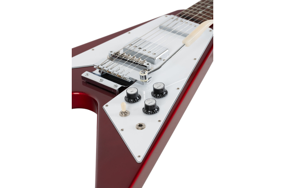 Gibson 1967 Flying V Reissue Maestro Vibrola Sparkling Burgundy image 5
