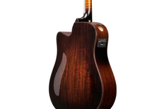 Ibanez AAD361CE-TKR Advanced Acoustic Transparent Black High Gloss image 5